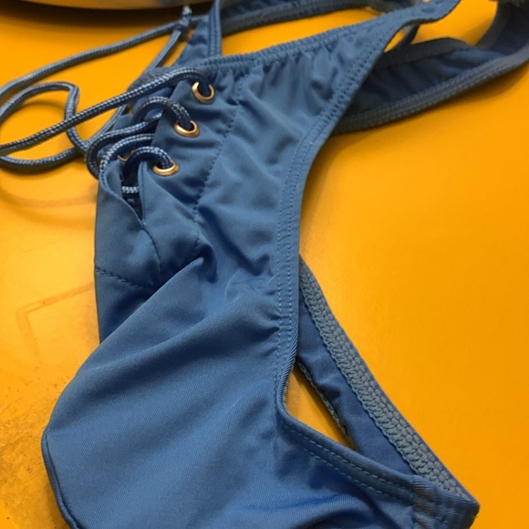 Envy mens Lace Up thong L Bluew - Picture 6 of 8